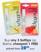 Softlips Lip Balms-Each