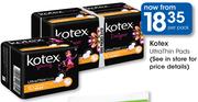 Kotex UltraThin Pads-Per Pack