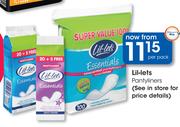 Lil-Lets Pantyliners-Per Pack