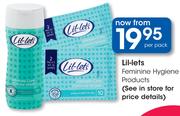 Lil-Lets Feminine Hygiene Products-Per Pack