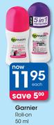 Garnier Roll on-50ml Each