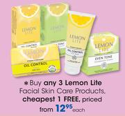 Lemon Lite Facial Skin Care Products-Each