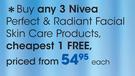 Nivea Perfect & Radiant Facial Skin Care Products-Each