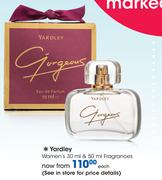 Yardley Women's Fragrances-30ml & 50ml-Each