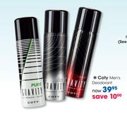 Coty Men's Deodorant-Each