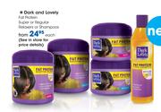 Dark And Lovely Fat Protein Super Or Regular Relaxers Or Shampoos-Each