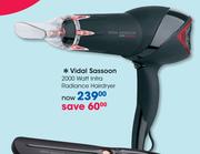 Vidal Sassoon 2000 Watt Infra Radiance Hairdryer
