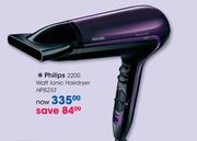 Philips 2200 Watt Ionic Hairdryer HP8233