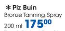 Piz Buin Bronze Tanning Spray-200ml