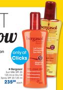 Bergasol Sun Milk SPF 20 125ml Or Dry Oil Spray SPF 20 125ml-Each