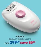 Braun Silk Epil 1 Epilator SE1170