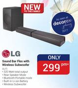 LG Sound Bar Flex With Wireless Subwoofer SJ7