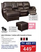 Calgan Lyla 3 Division 1 Action With Console & Chaise