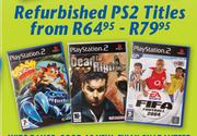 Refurbished PS2 Tiitles-Each