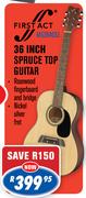 First Act 36" Spruce Top Guitar MG394033