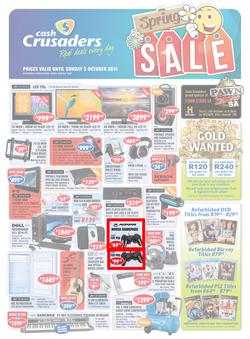Cash Crusaders : Spring Sale (17 Sep - 5 Oct 2014), page 1