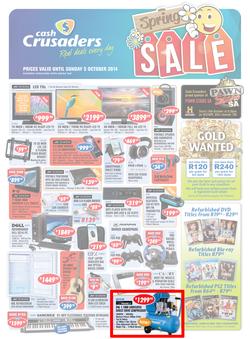 Cash Crusaders : Spring Sale (17 Sep - 5 Oct 2014), page 1