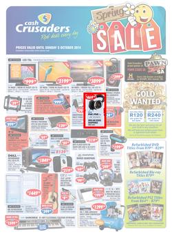 Cash Crusaders : Spring Sale (17 Sep - 5 Oct 2014), page 1