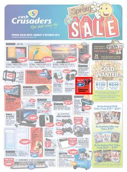 Cash Crusaders : Spring Sale (17 Sep - 5 Oct 2014), page 1