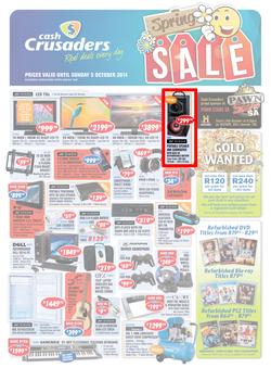 Cash Crusaders : Spring Sale (17 Sep - 5 Oct 2014), page 1