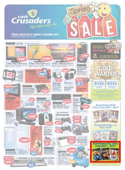 Cash Crusaders : Spring Sale (17 Sep - 5 Oct 2014), page 1