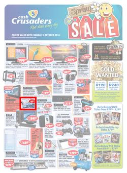 Cash Crusaders : Spring Sale (17 Sep - 5 Oct 2014), page 1
