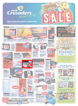 Cash Crusaders : Spring Sale (17 Sep - 5 Oct 2014), page 1