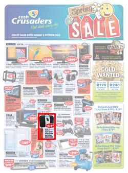 Cash Crusaders : Spring Sale (17 Sep - 5 Oct 2014), page 1