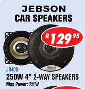 Jebson 250W 4" 2-Way Car Speakers JB408