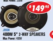 Jebson 400W 5" 2-Way Car Speakers JB508