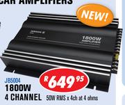 Jebson 1800W 4 Channel Car Amplifier JB5004