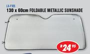 130 x 60cm Foldable Metallic Sunshade LX-F105