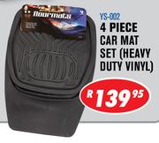 Floormats 4 Piece Car Mat Set (Heavy Duty Vinyl) YS-002