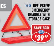 Reflective Emergency Triangle With Storage Case YJ-D8
