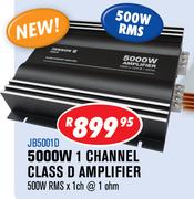 Jebson 5000W 1 Channel Class D Car Amplifier JB5001D