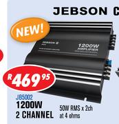 Jebson 1200W 2 Channel Car Amplifier JB5002