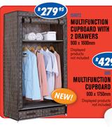 Multifunction Cupboard With 2 Drawers I590T2