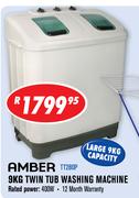 Amber 9kg Twin Tub Washing Machine TT280P