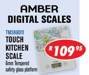 Amber Touch Kitchen Scale TMSK8011