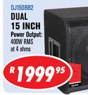 Dixon Bass Bin Speakers Dual 15 Inch
