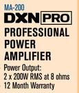 DXN Pro Professional Power Amplifier MA-200