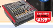 Dixon 8 Channel Powered Mixer With Effects