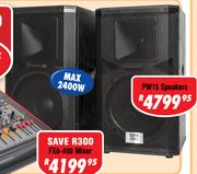 DXN Pro 15" DJ/PA Speakers(Pair)