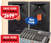 Dixon 12" Dj/PA Speakers(Pair) PLB-12