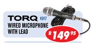 Torq Wired Microphone With Lead K817