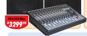 Dixon 12 Channel Stereo Table Top Mixer PM121USB