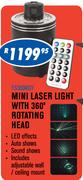Mini Laser Light With 360 Degree Rotating Head FS360RGY