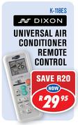 Dixon Universal Air Conditioner Remote Control K-118ES  