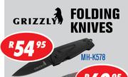 Grizzly Folding Knives MH-K578