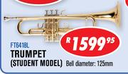 Sanchez Quality Brass & Woodwind Instruments(With Case)Trumpet(Student Model)FT6418L